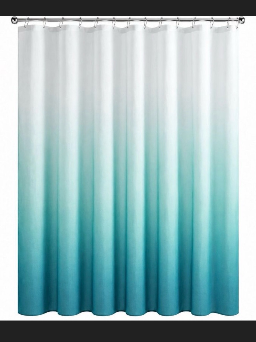 Ombré Blue Shower Curtain -